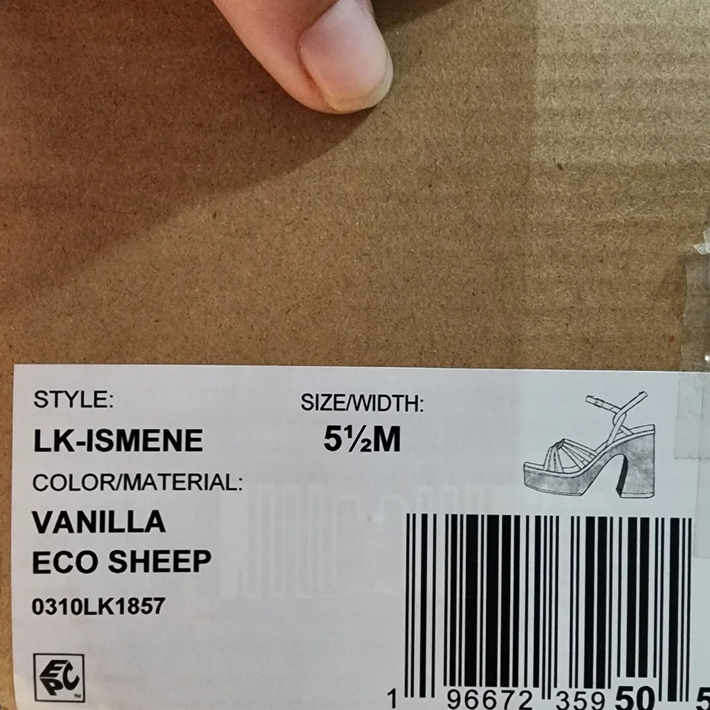 Lucky Brand Ismene Platform Heel New In‎ Box Size 5.5
